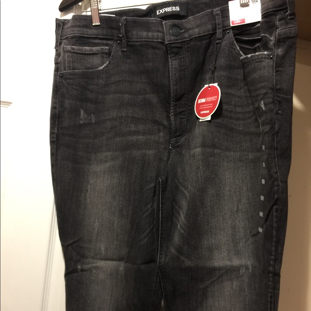 🆕Express Ankle High Rise Jean - Picture 3 of 8